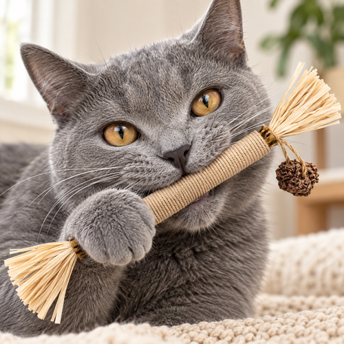 Mordedor para Higiene Dental de Gatos